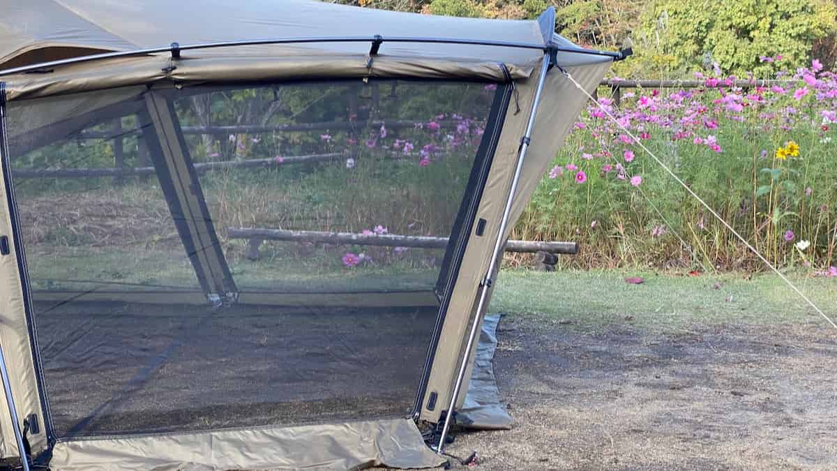 ゼインアーツ ウカ / UKA レビュー｜ソロキャンプに最適な2ルーム