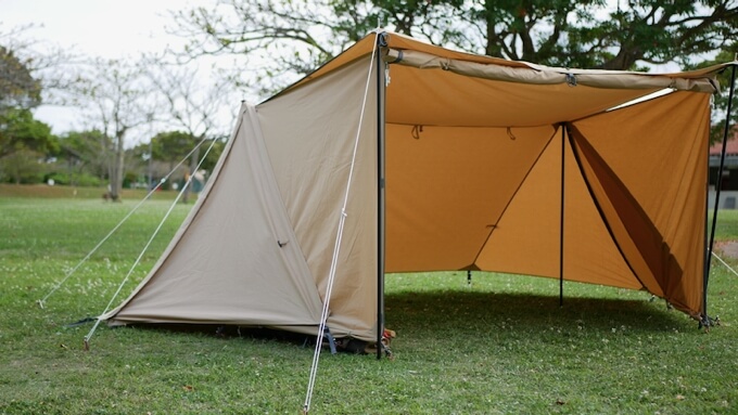 ソロベースEX用 フロントウォール｜バンドックのパップテント専用前幕