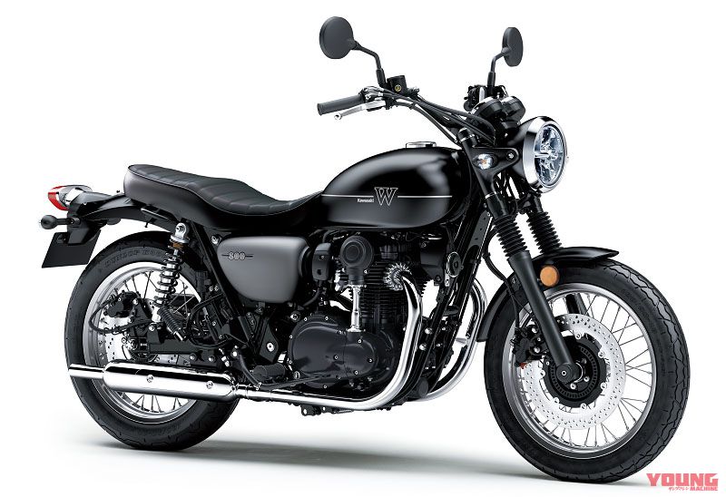 2019新型W800 CAFE(カフェ)とW800 STREET(ストリート）がLEDライトで