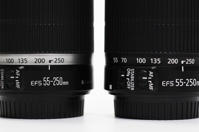 Canon EF-S18-55mmと55-250mmの新旧キットレンズを比較してみる。: 君