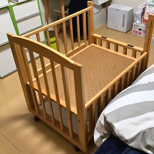ツーオープンミニサイズベッド b-side mini | 国産ベビーベッド製造
