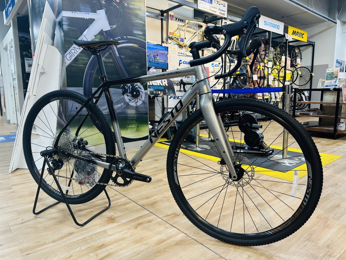 NESTO】高スペックなグラベルロード、“KING”GAVEL 1台のみ在庫あります