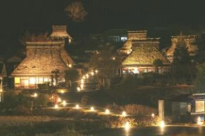 美山かやぶきの里「冬灯廊」