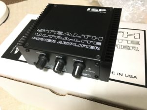 音量・音質文句なしの小型パワーアンプ【iSP STEALTH ULTRA-LITE