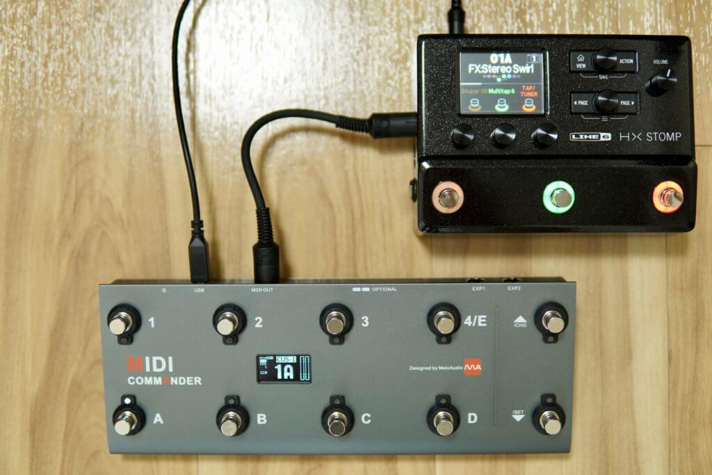 HX StompにおすすめのフットコントローラーMIDI Commander