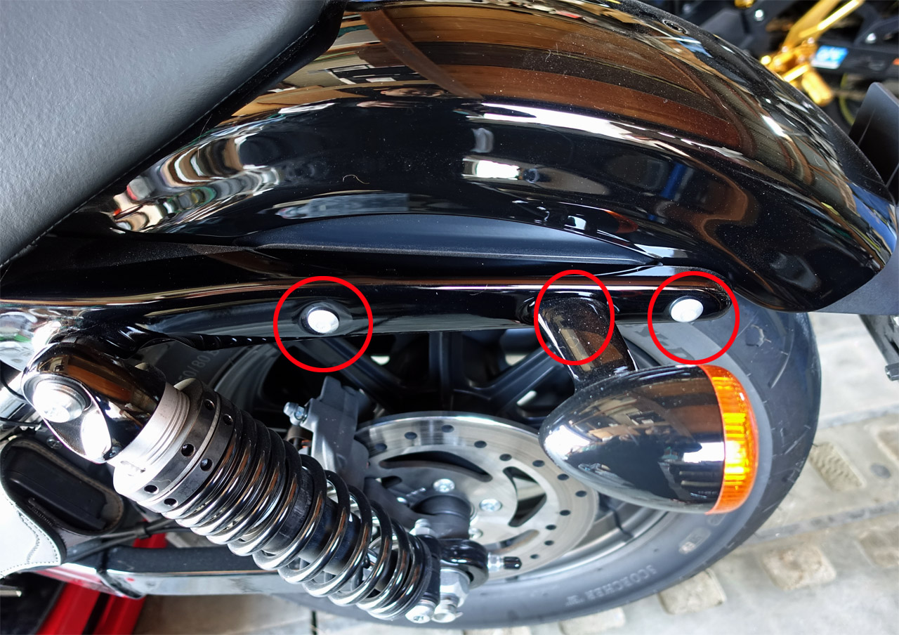 ハーレーダビッドソン スポーツスター アイアン 1200 外装アップデート