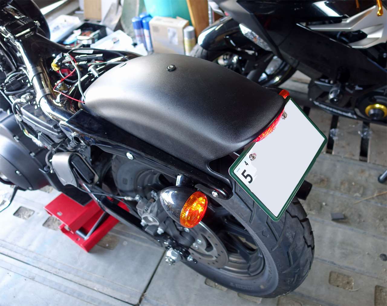 ハーレーダビッドソン スポーツスター アイアン 1200 外装アップデート