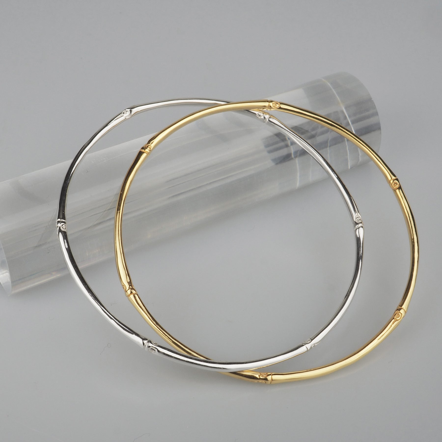 Silver Bangle -BB 002- シルバー ゴールド バングル – yuzen-official