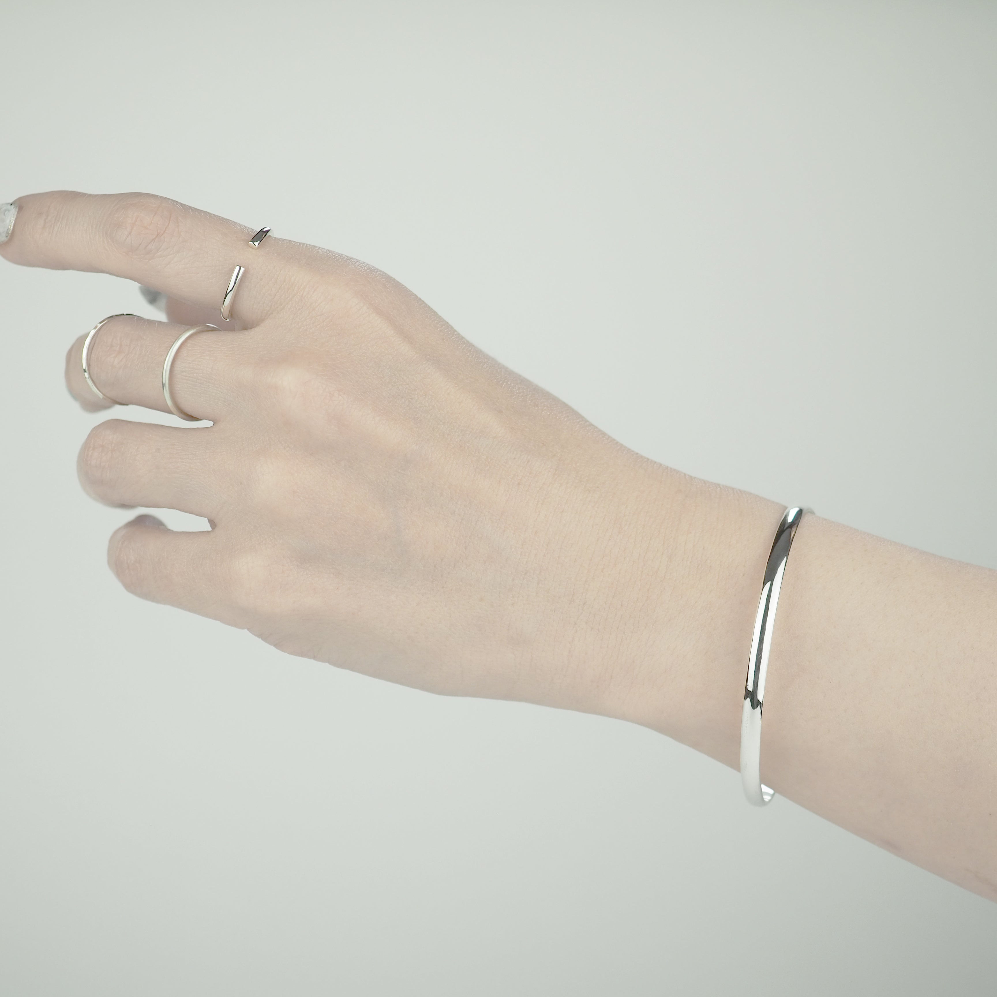 Silver Bangle -Plain- シルバー バングル – yuzen-official