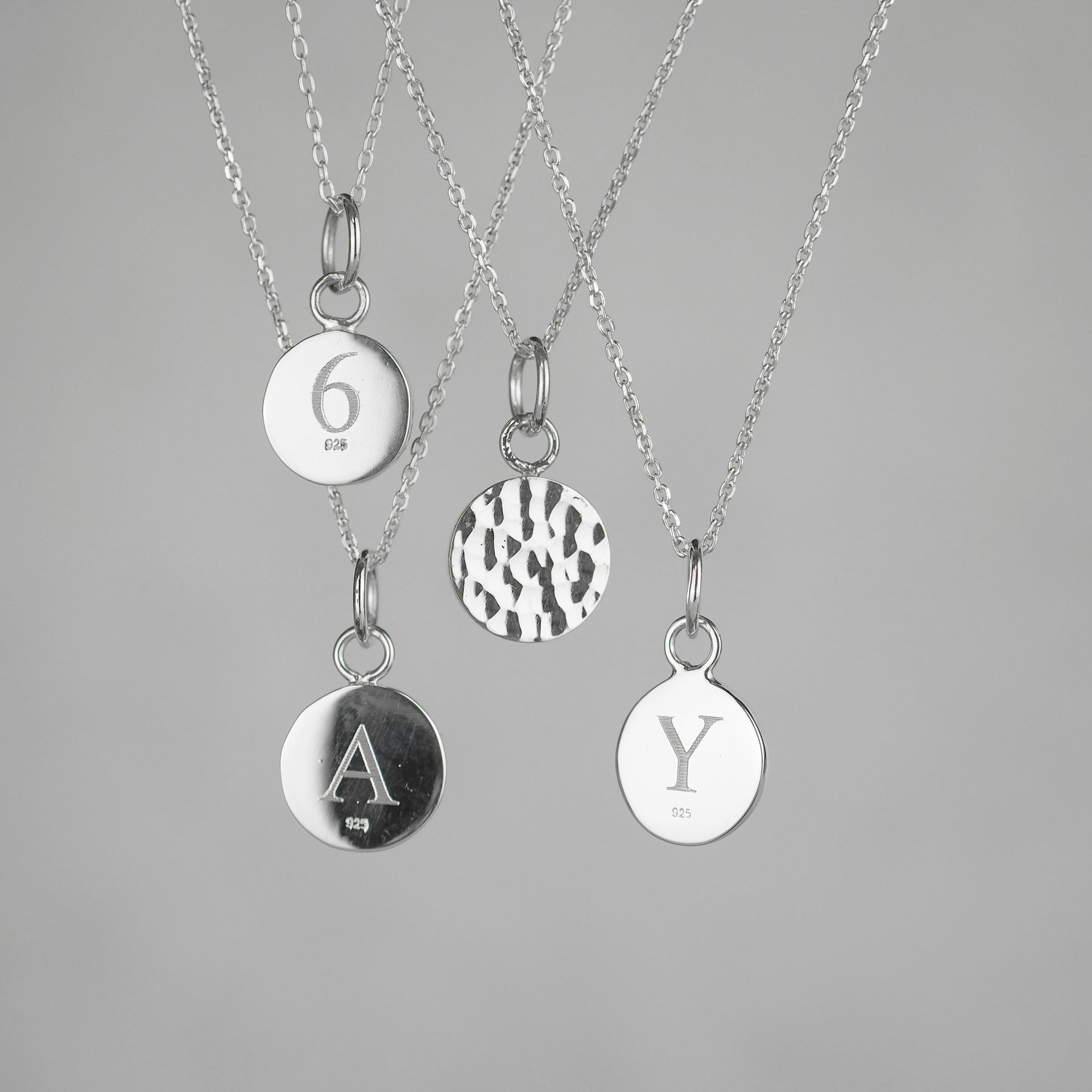 Silver Necklace -Tsuchime Initial- シルバー ネックレス – yuzen