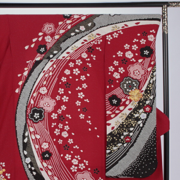 f8022244r2】【レンタル】【成人式】振袖 フルセット Lサイズ 赤