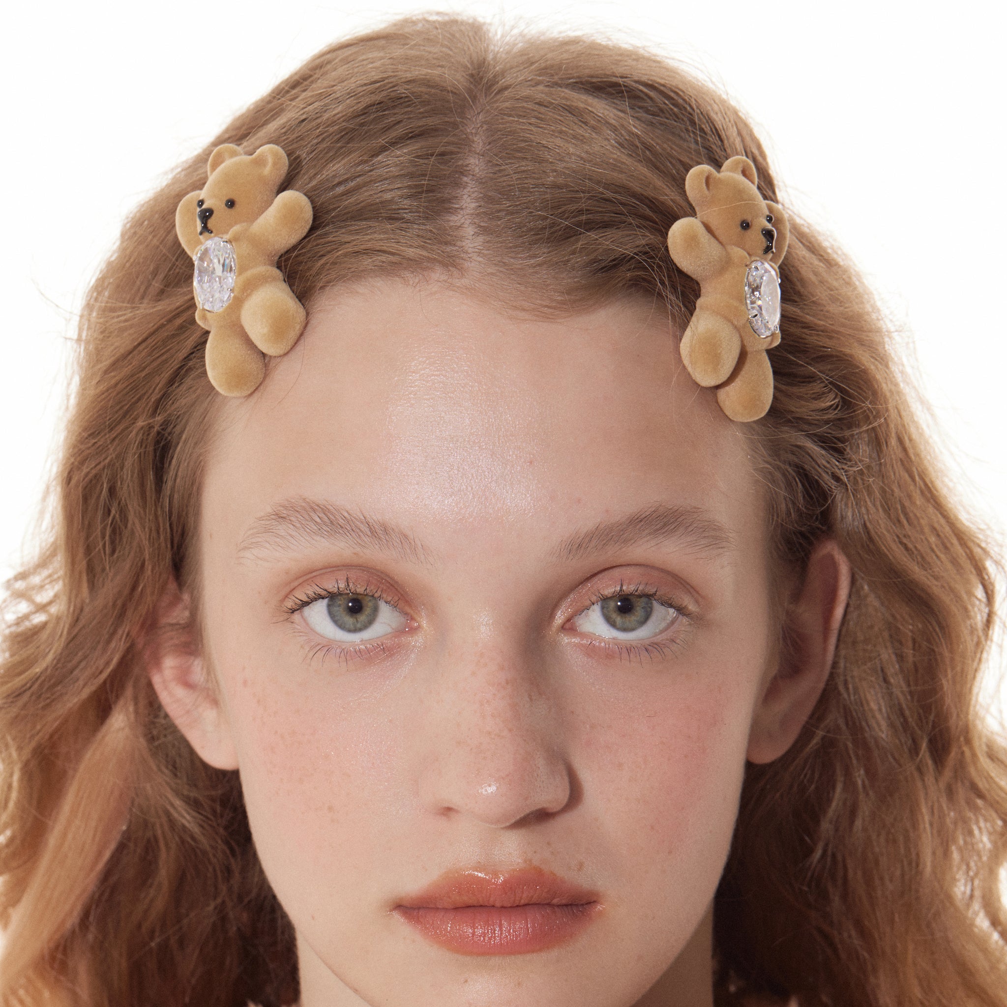 Paradise / Greeting Bear Gemstone Hair Clip – YVMIN