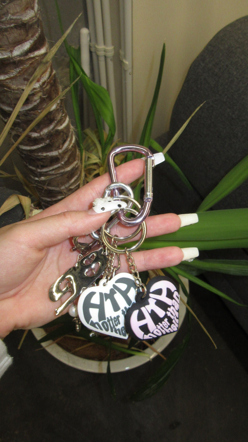 heart logo keychain – YZ