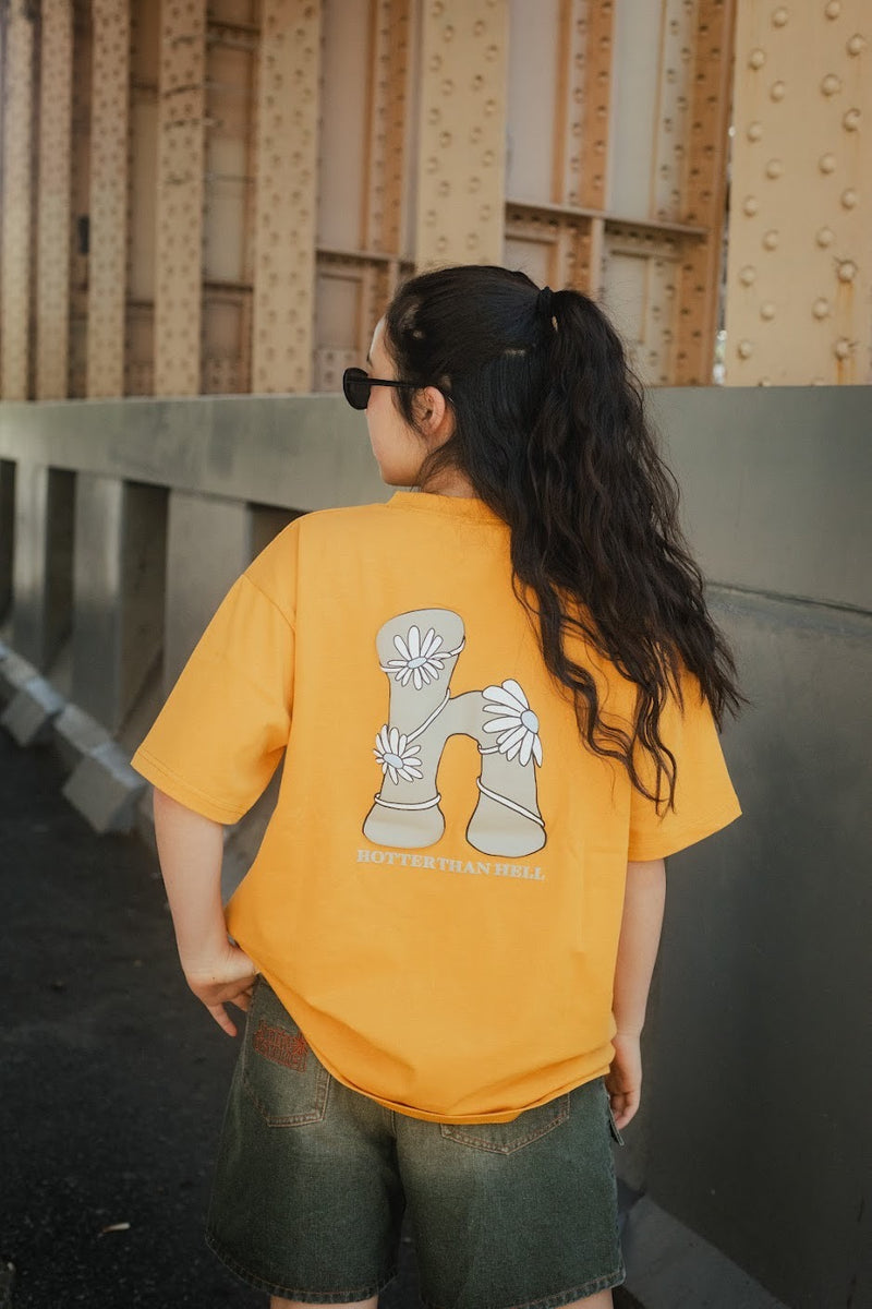 H flower logo Tee – YZ