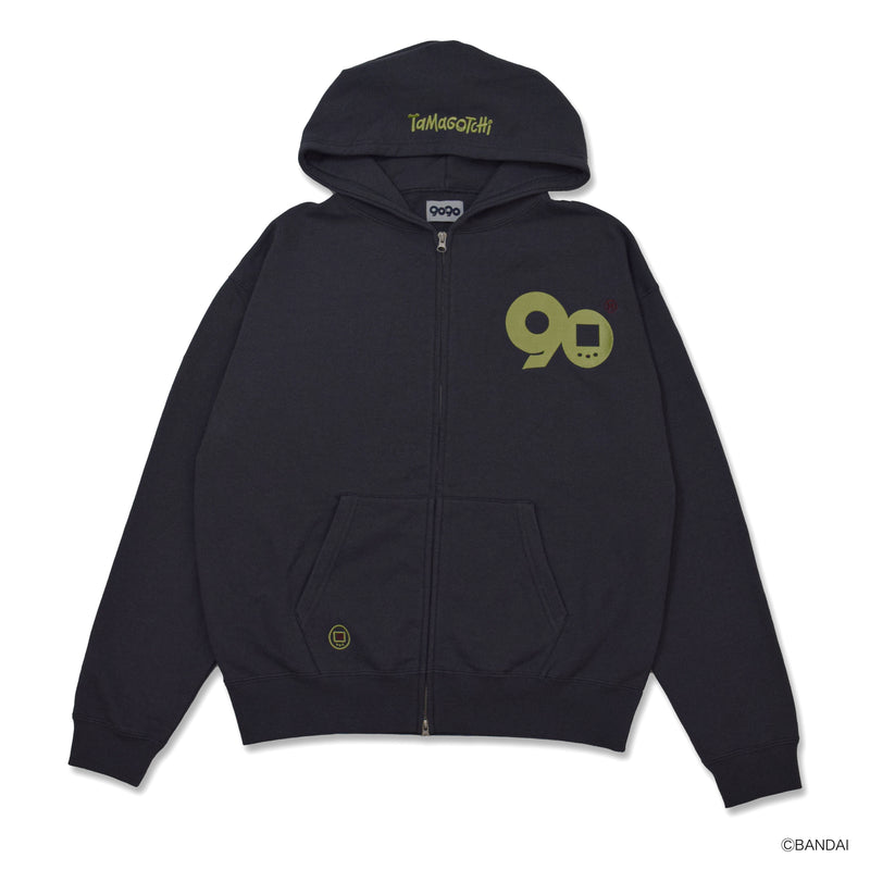 9090 × Tamagotchi 9090 Logo Zip Hoodie – YZ