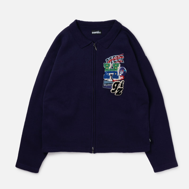 HYSTERIC GLAMOUR genzai Zip Knit – YZ