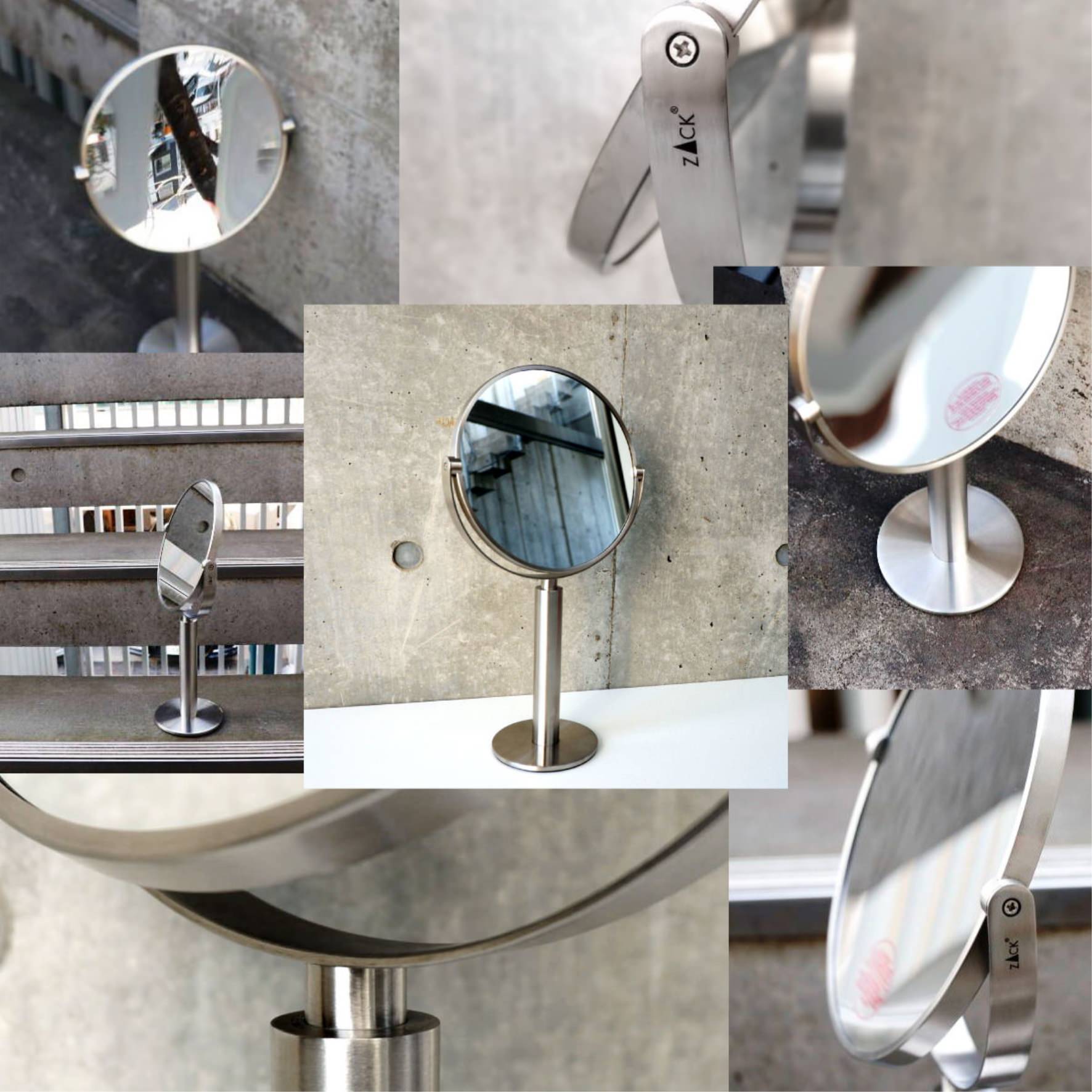 メイクアップミラー｜40114 FELICE HL 卓上スタンディングミラー 両面