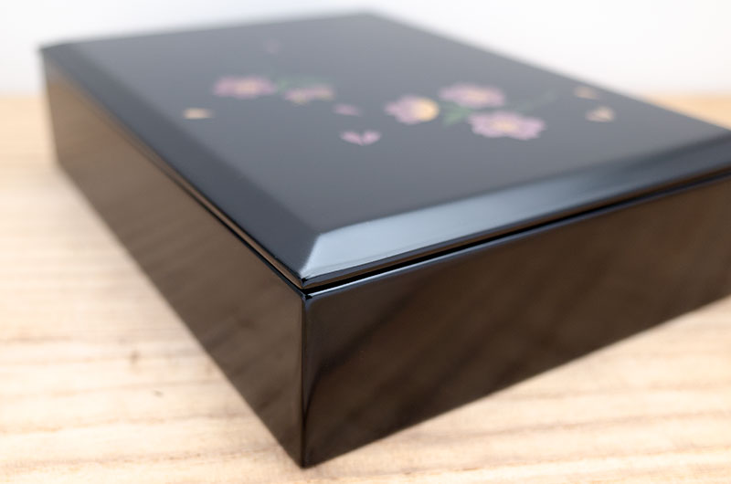 葉書入〈桜〉｜文具｜商品｜佐藤善六漆器店［川連漆器］