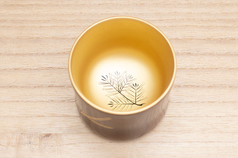 茸盃〈木地呂〉｜カップ｜商品｜佐藤善六漆器店［川連漆器］
