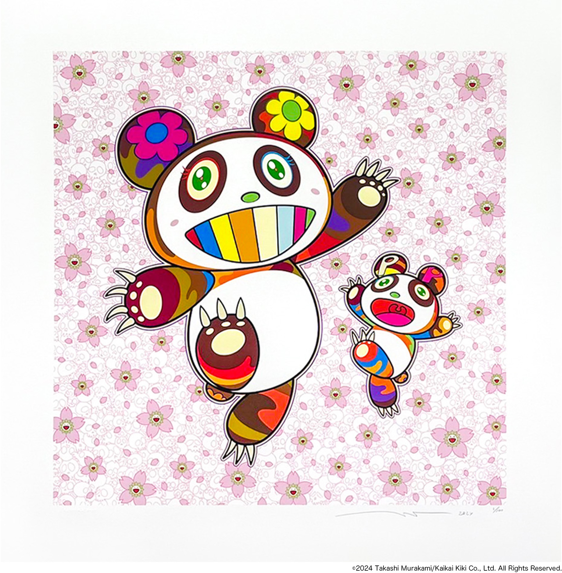 1月9日(木)12時よりWEBショップにて村上隆新作エディションサイン入り