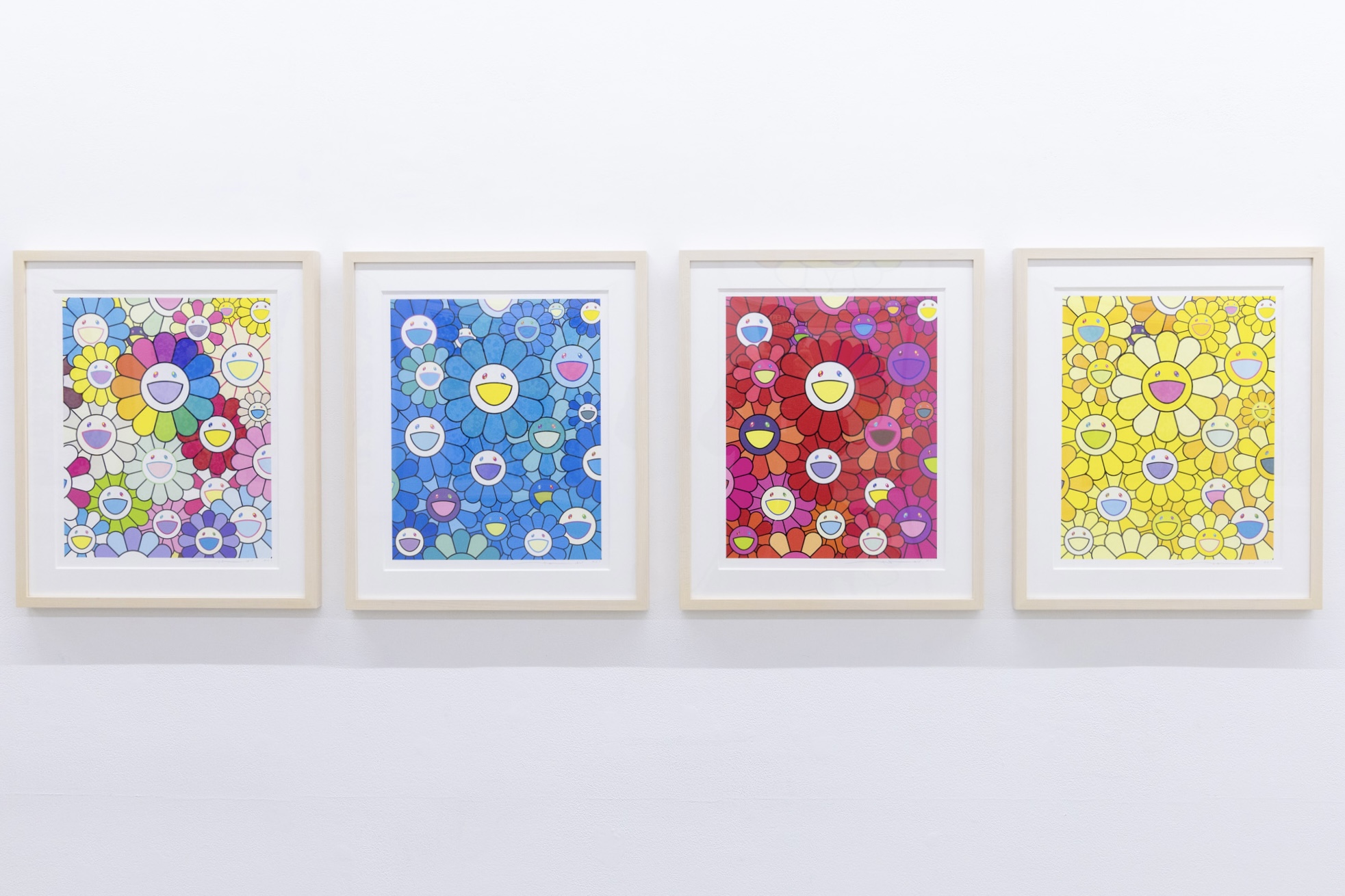 お花祭りのフィナーレを記念し、11月8日・9日に村上隆の新作お花版画4