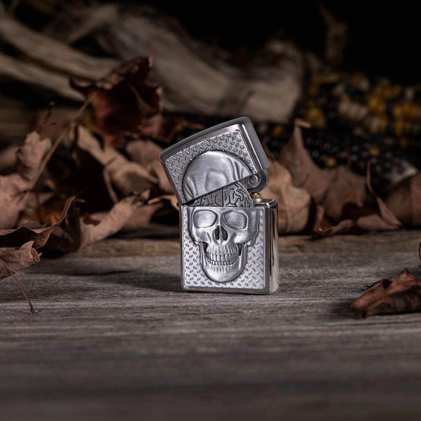 Skull with Brain Surprise Windproof Lighter – Zippo USA