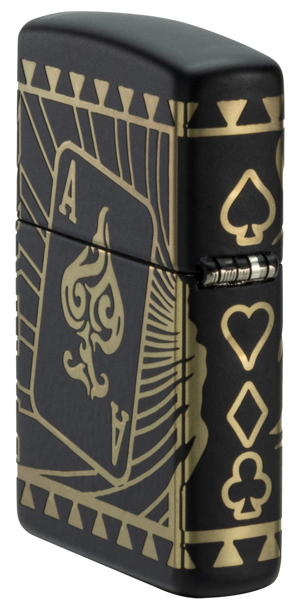 Rietveld Tribal Skull Design Black Matte Windproof Lighter – Zippo USA