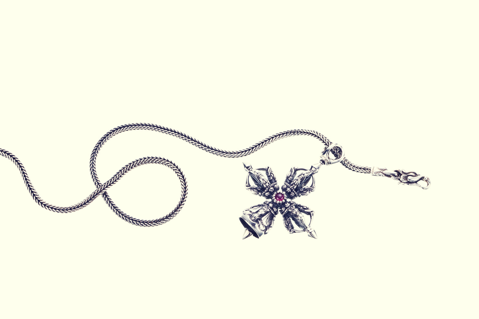 Bird Double Dorje Bell : (Ruby & Sapphire)｜バード・ダブル