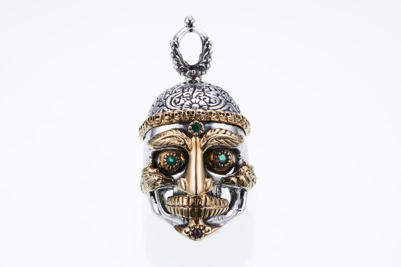Tibetan Monk Skull Pendant｜Tibetan Monk Skull Pendant Top