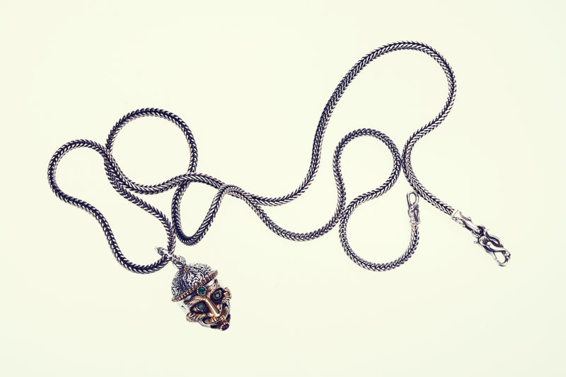 Tibetan Monk Skull Pendant : (S) Type1｜Tibetan Monk Skull Pendant