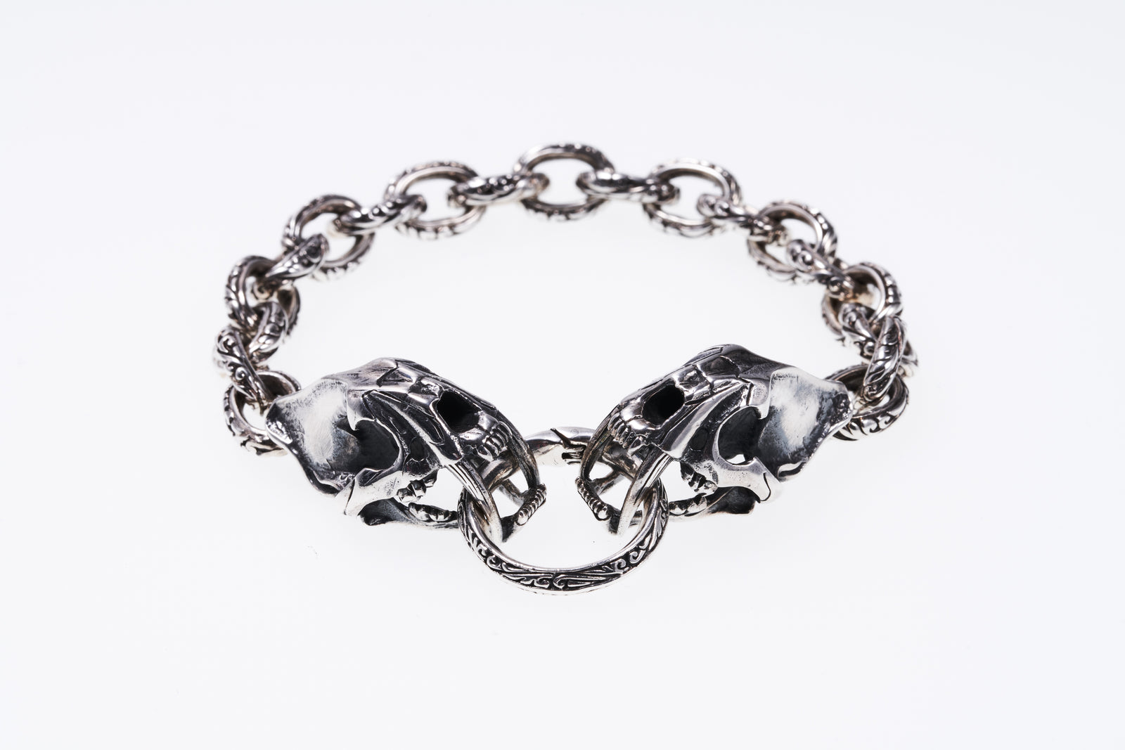 Saber Toothed Tiger Facing Bracelet : L (22cm)｜サーベルタイガー