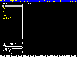 ZX MIDI player - Music Player for ZX Spectrum - ZX-Art