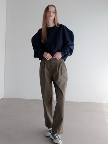 PUFF SLEEVE SWEAT - 起毛なし - – AMOMMA