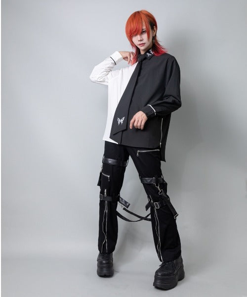 サスペンダーベルトZIPパンツ– A AM STUDIO