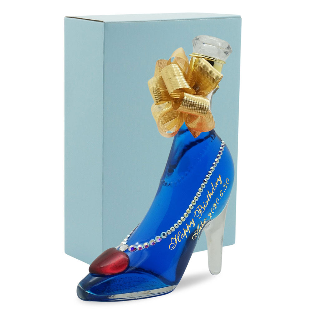 ハート シンデレラのお酒 名前入りガラスの靴 リキュール／カクテル