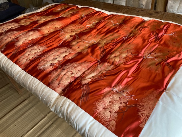 赤 婚礼掛け布団 新品未使用 Yahoo!オークション - 未使用品 昭和