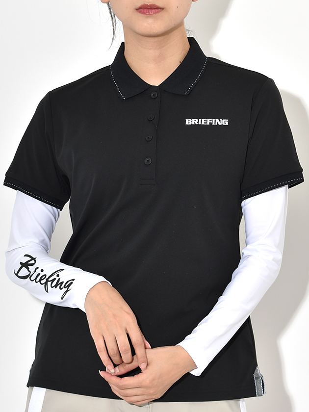 ブリーフィングゴルフ ツアー半袖ポロシャツ BBG251W02（ブラック