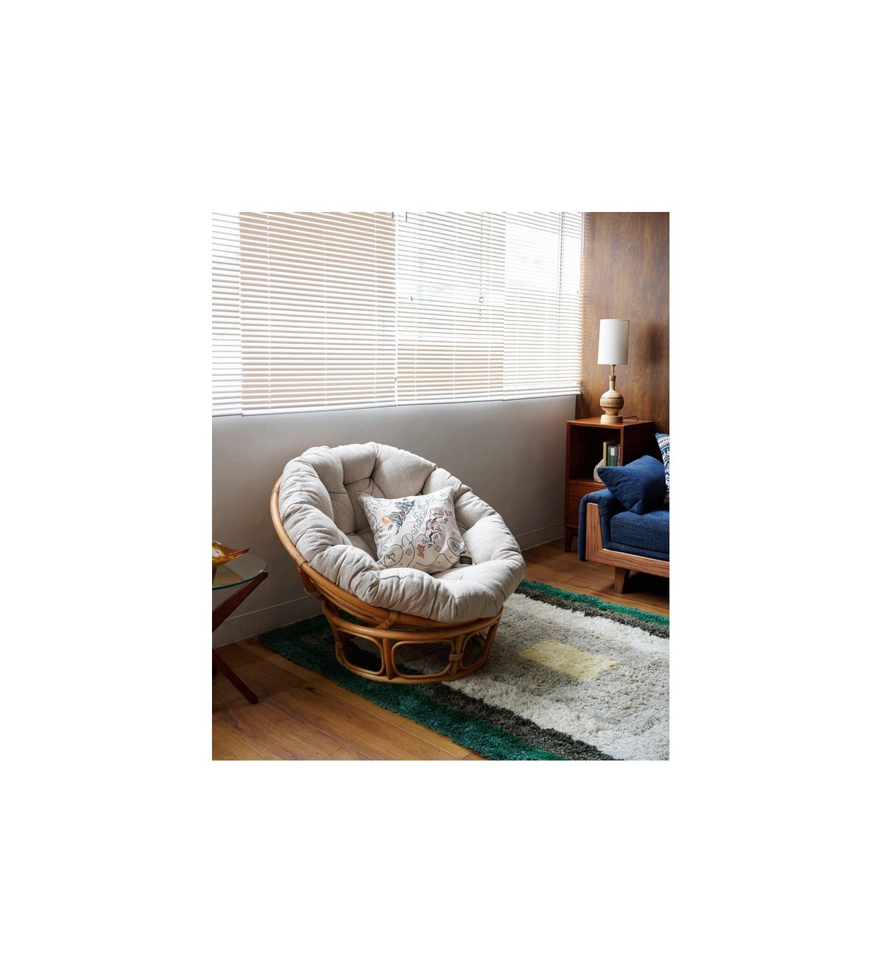 WICKER EASY CHAIR 2nd IVORY | JOURNAL STANDARD FURNITURE