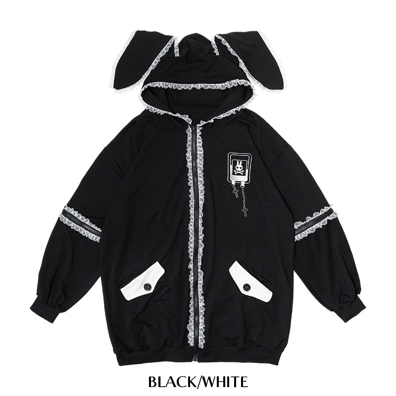 PUNKYバニー ウサミミパーカー – ACDC RAG