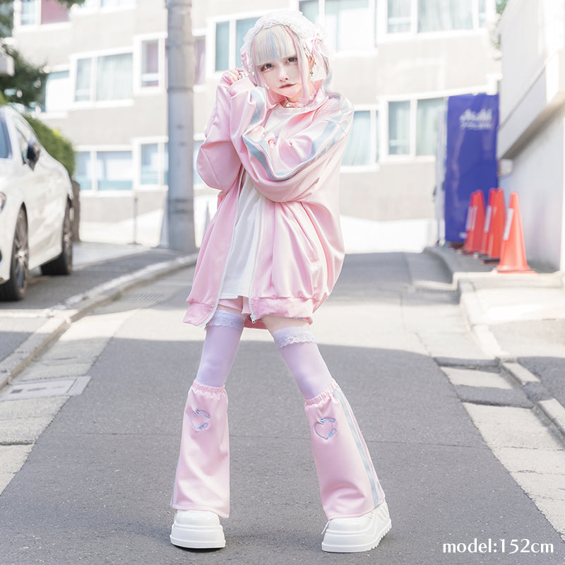 安心 ジャージレッグウォーマー P.PI/P.BL – ACDC RAG