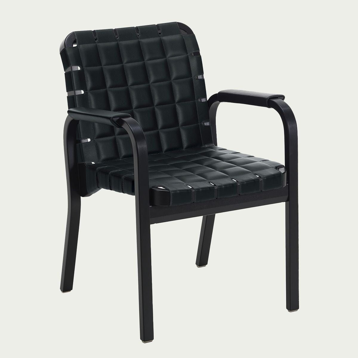 Artek Alvar Aalto Armchair 45 - Quilted Leather Upholstery - New