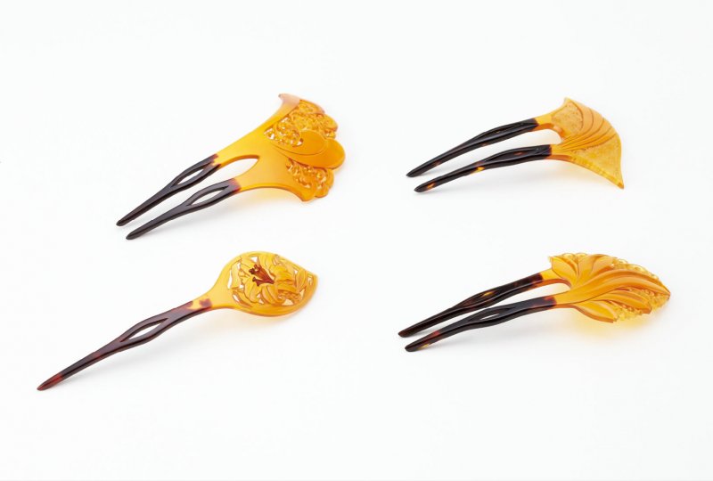 べっ甲細工のかんざし」 長崎県長崎市 江崎べっ甲店 現代に息づく職人