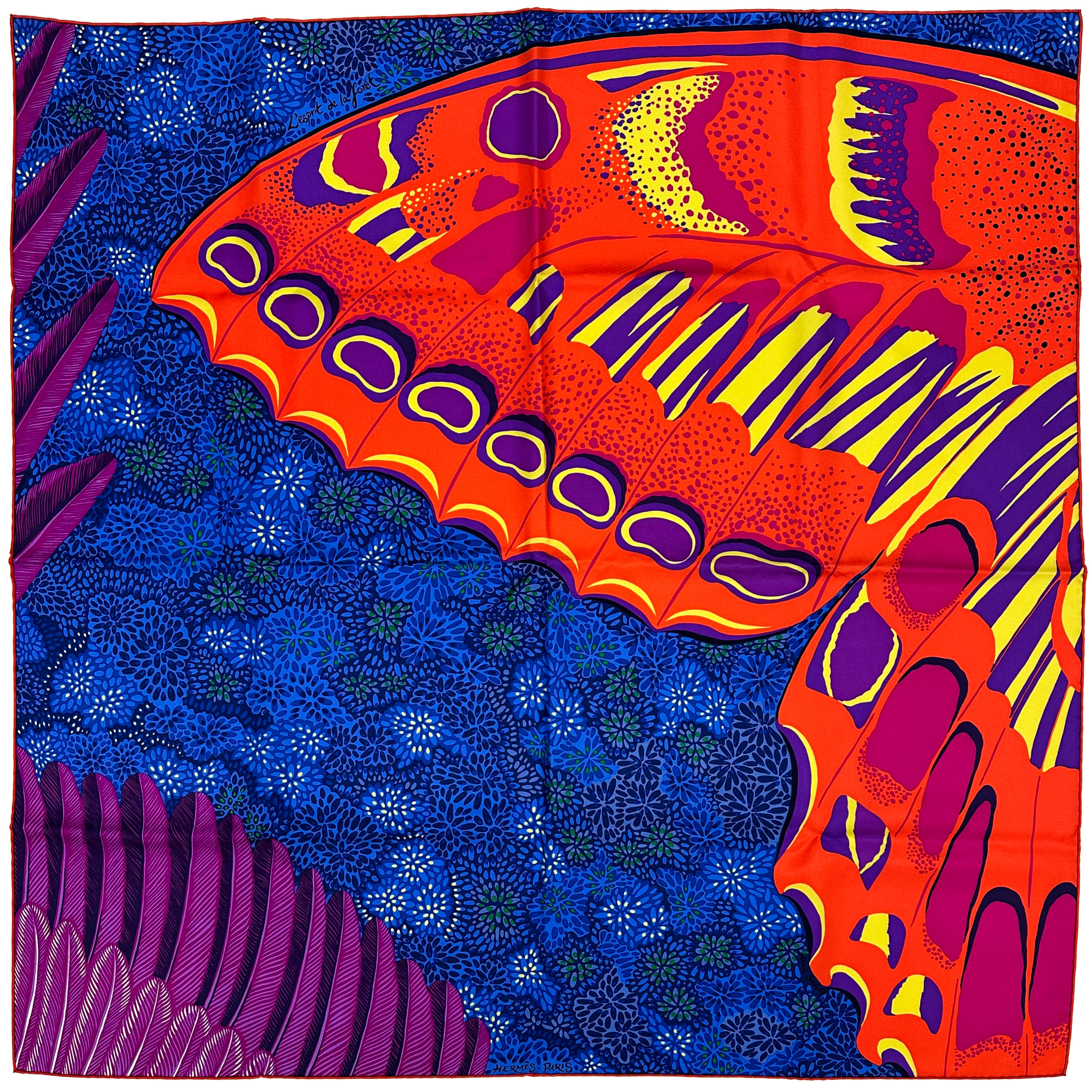 Hermès L'Esprit de La Forêt 90