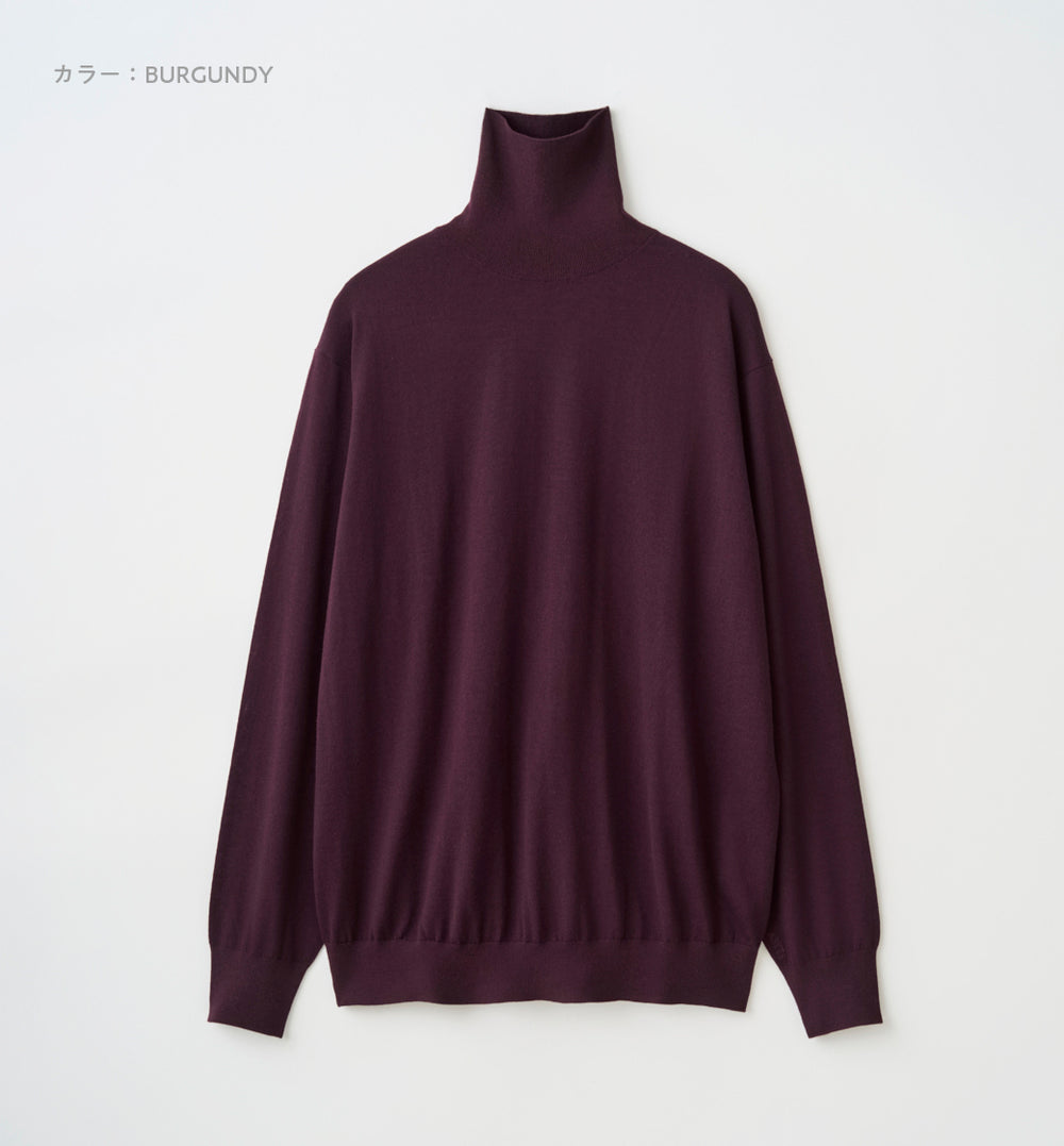 WOOL HIGHNECK KNIT(受注予約受付終了/11月下旬〜12月上旬頃お届け予定