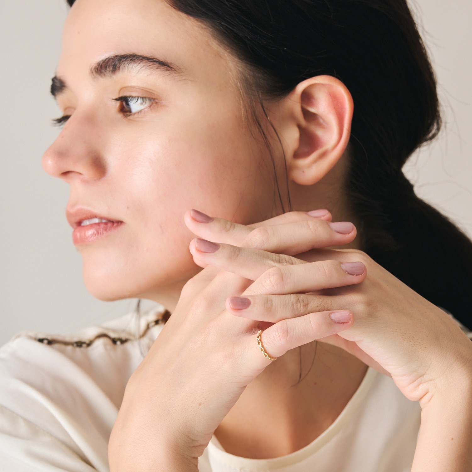 K10ダイヤモンドピンキーリング｜ピンキーリング｜アガット 公式