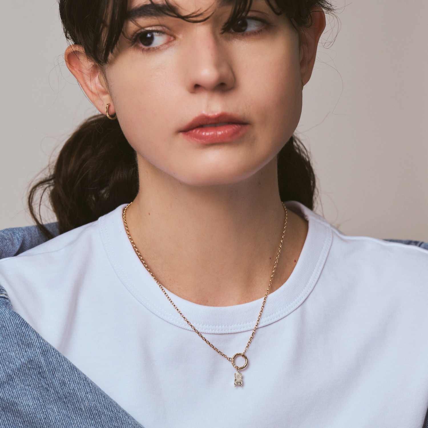 シルバーピアスチャーム（片耳用）｜ネックレスチャーム｜アガット