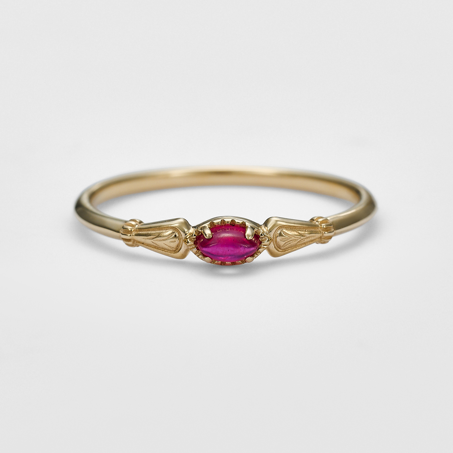 絵でフッ agete 10Kゴールドルビー K10ルビーリング｜リング｜アガット