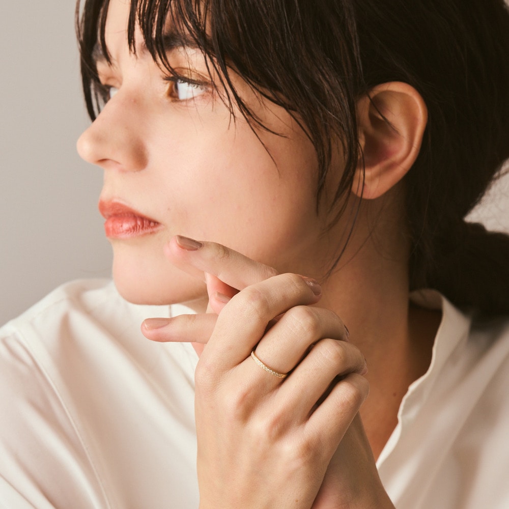 K14ダイヤモンドリング（0.05ct）｜リング｜アガット 公式オンラインストア