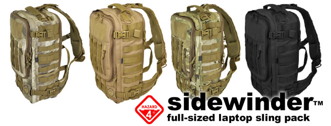 AGGRESSOR GROUP WEB SHOP / SIDEWINDER FULL SIZED LAPTOP SLING PACK
