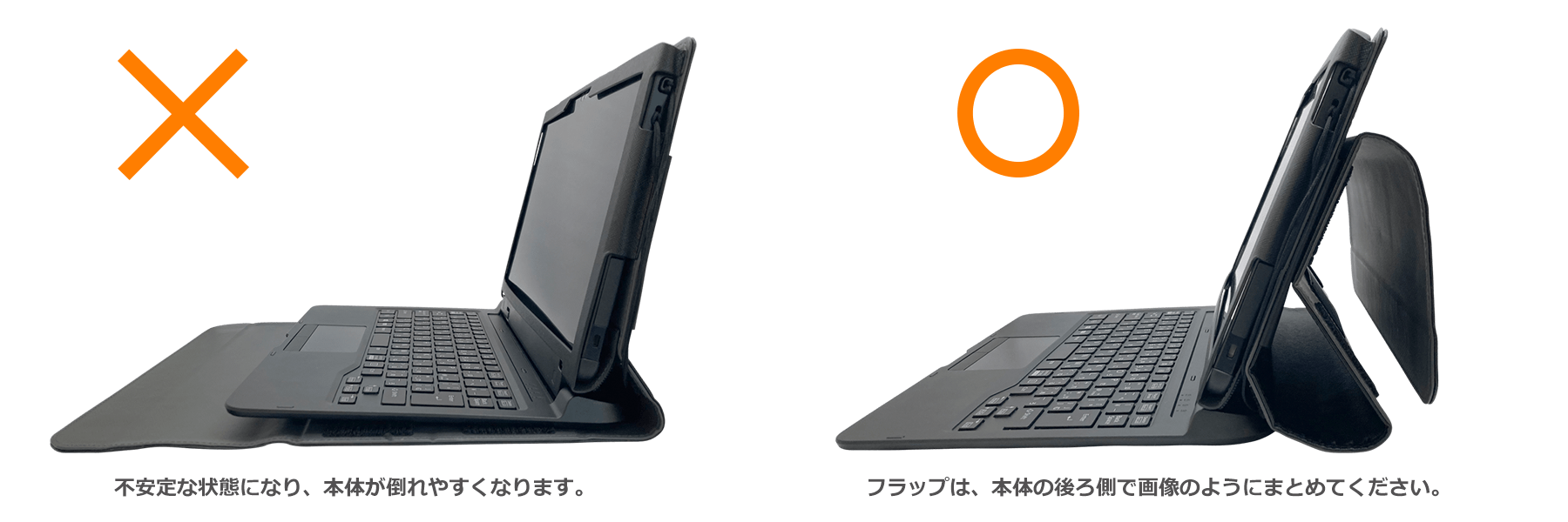 富士通 ARROWS Tab Q7311/FE用｜保護ケースのブルー